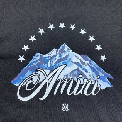 Amiri Men's Mountain Graphic Script Logo T-Shirt Collection AAA Quality Reps UK