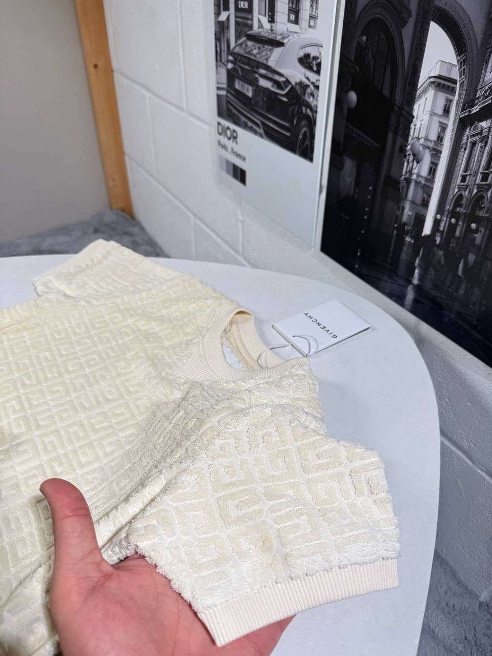 Givenchy Kids Luxury 4G Monogram Cream Co-ord Set AAA Quality Reps UK