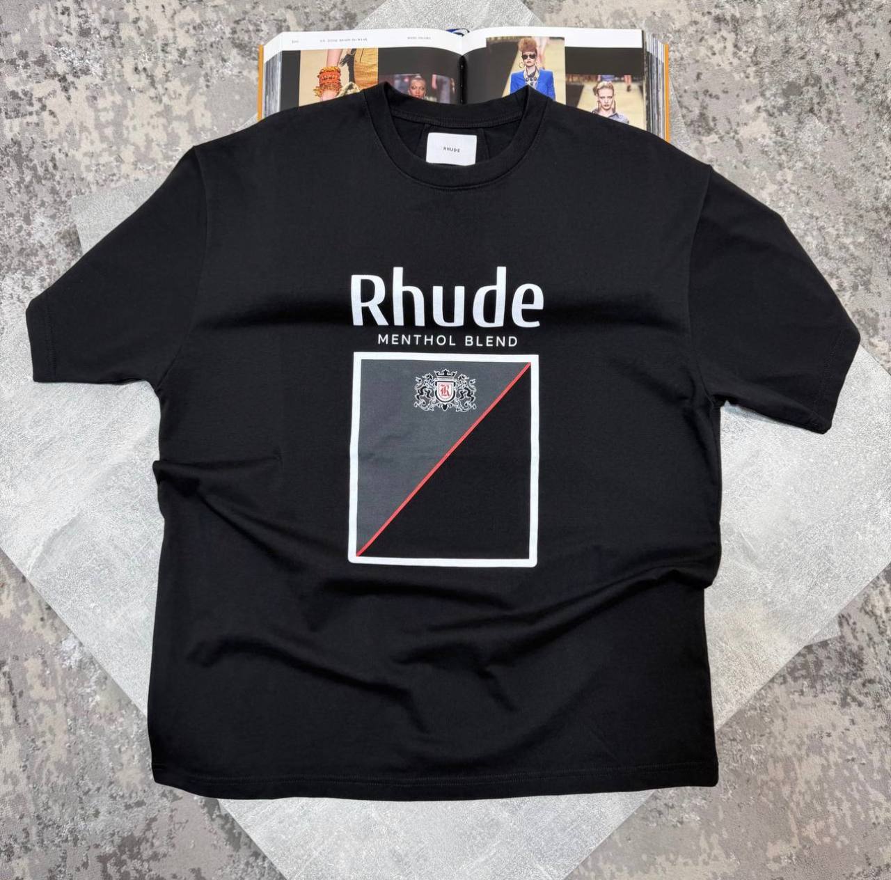 Rhude Men's Luxury Menthol Blend Premium Graphic T-Shirt AAA Quality Reps UK