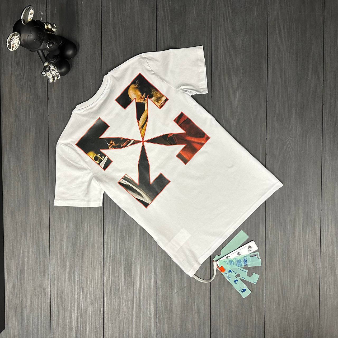 Off-White Caravaggio Saint T-Shirt in 2 Colors UK Reps AAA Quality