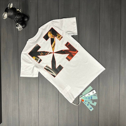 Off-White Caravaggio Saint T-Shirt in 2 Colors UK Reps AAA Quality