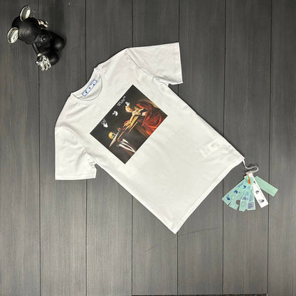 Off-White Caravaggio Saint T-Shirt in 2 Colors UK Reps AAA Quality
