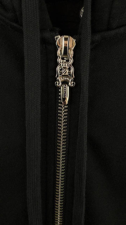Chrome Hearts "Iggy Babe" Triple Cross Hoodie in Black Mens UK Reps AAA Quality