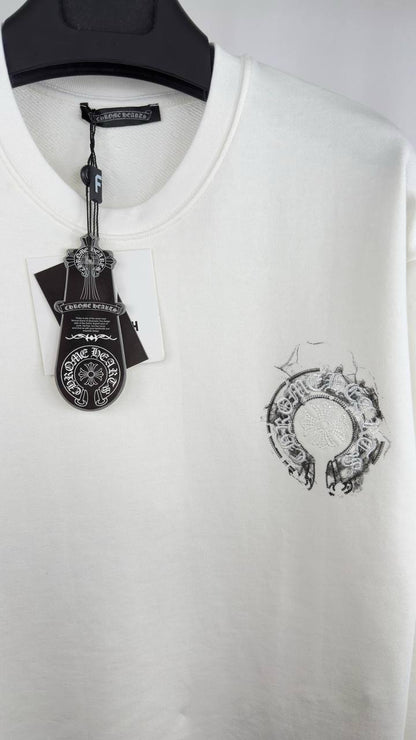 Chrome Hearts Smoke Horseshoe Jumpers in 2 Colors Mens UK Reps AAA Quality