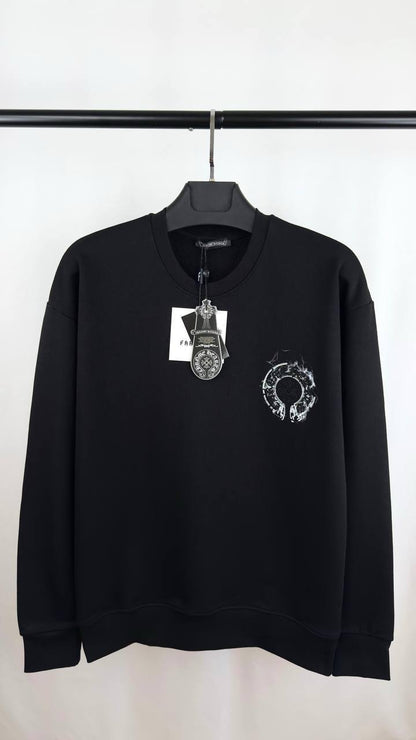 Chrome Hearts Smoke Horseshoe Jumpers in 2 Colors Mens UK Reps AAA Quality