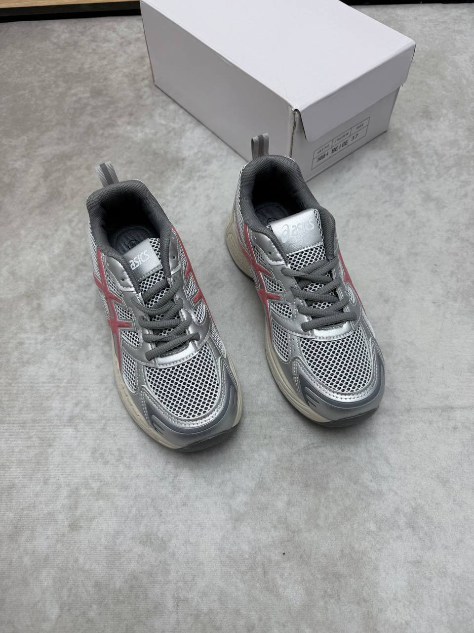 Asics Gel-Kayano 14 Silver/Papaya Womens Trainers UK Reps AAA Quality