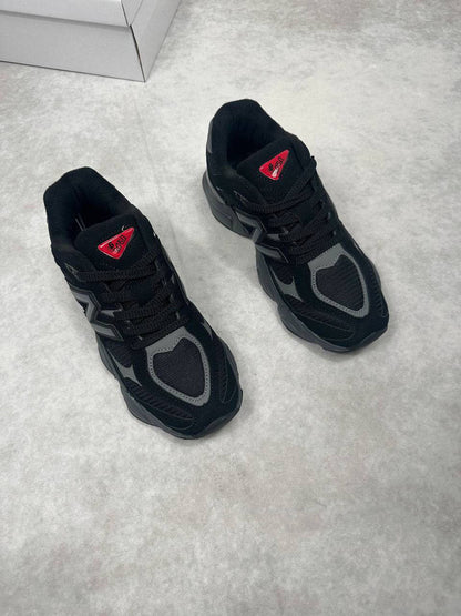New Balance 9060 Black Red Gradient Womens Trainers UK Reps AAA Quality