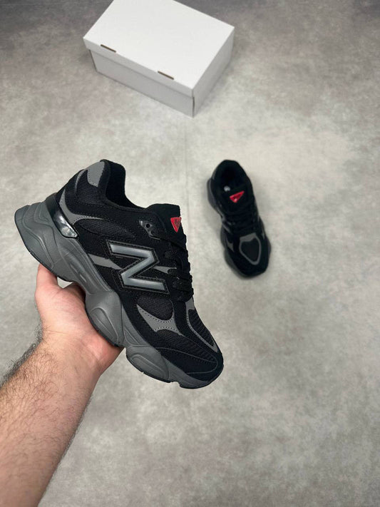 New Balance 9060 Black Red Gradient Womens Trainers UK Reps AAA Quality