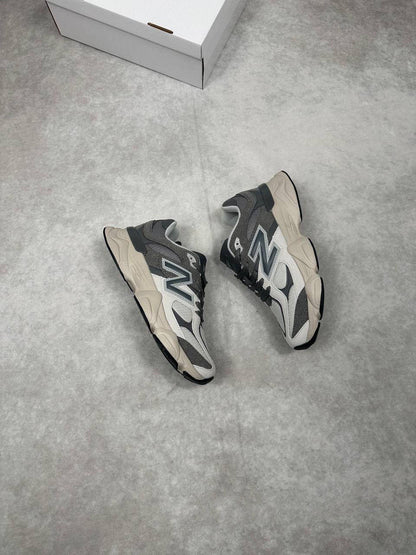 New Balance 9060 Grey Jet Black Womens Trainers UK Reps AAA Quality