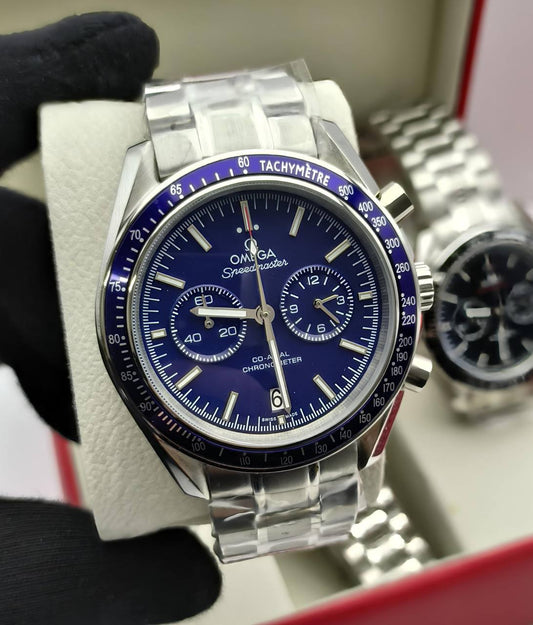 Omega Speedmaster Moonwatch Co-Axial Dial Mens Watch UK Reps AAA Quality