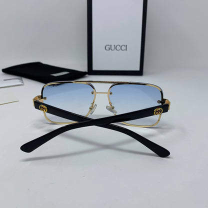 Gucci Square Double-Bridge Men Sunglasses UK Reps AAA Quality