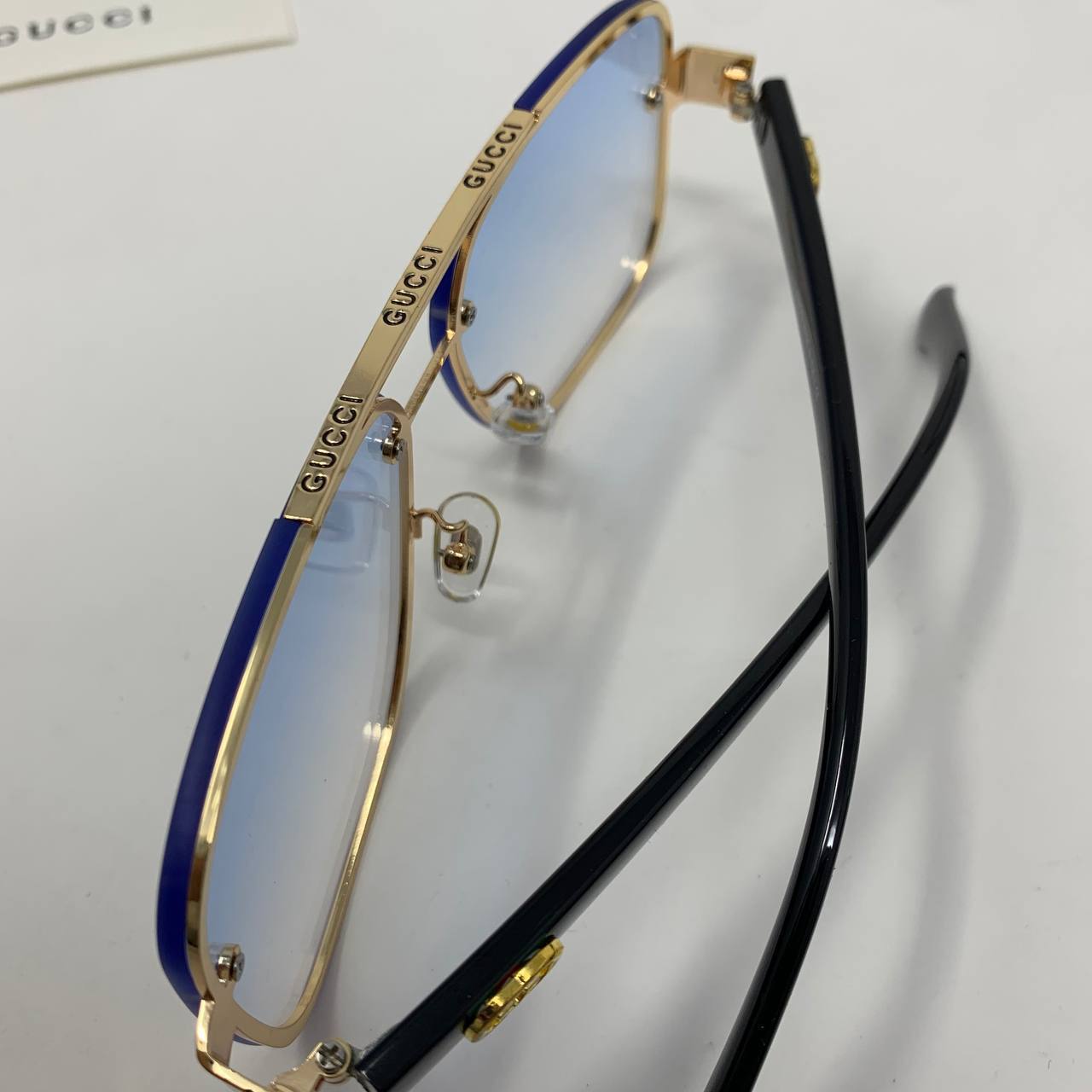 Gucci Square Double-Bridge Men Sunglasses UK Reps AAA Quality