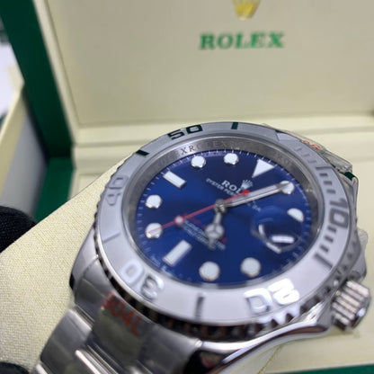 Rolex Yacht-Master Bright Blue Dial Mens Watches UK Reps AAA Quality