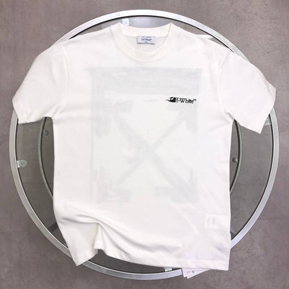 Off-White Ink Arrow Mens T-Shirt in 2 Colors UK Reps AAA Quality