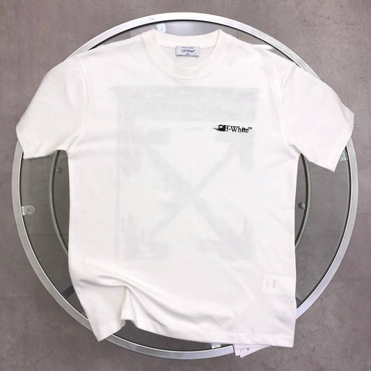 Off-White Ink Arrow Mens T-Shirt in 2 Colors UK Reps AAA Quality