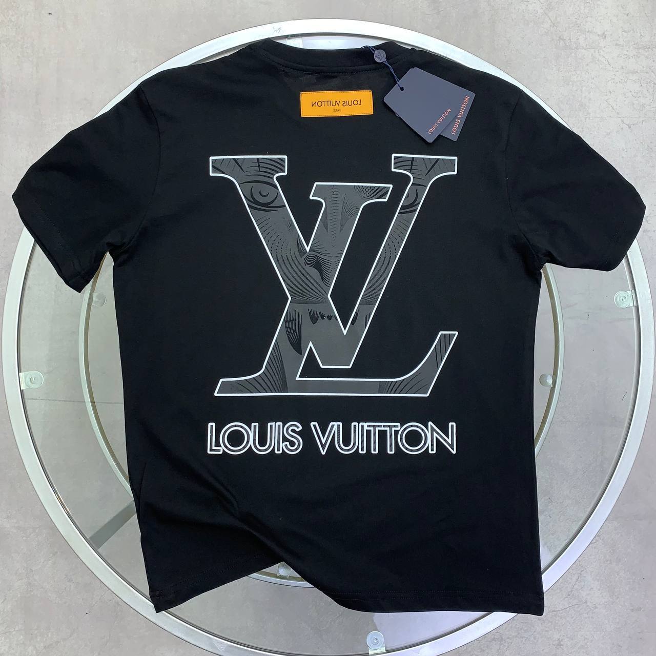 Louis Vuitton Vuitton x NBA Black Graphic T-Shirt UK Reps AAA Quality