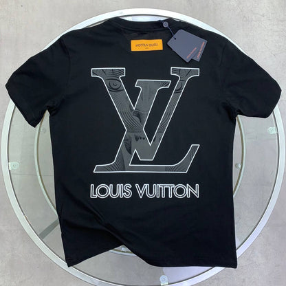 Louis Vuitton Vuitton x NBA Black Graphic T-Shirt UK Reps AAA Quality