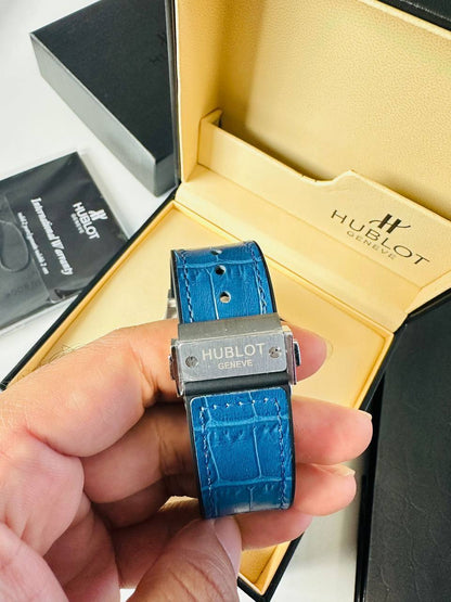 Hublot Classic Fusion Titanium Blue Mens Watches UK Reps AAA Quality