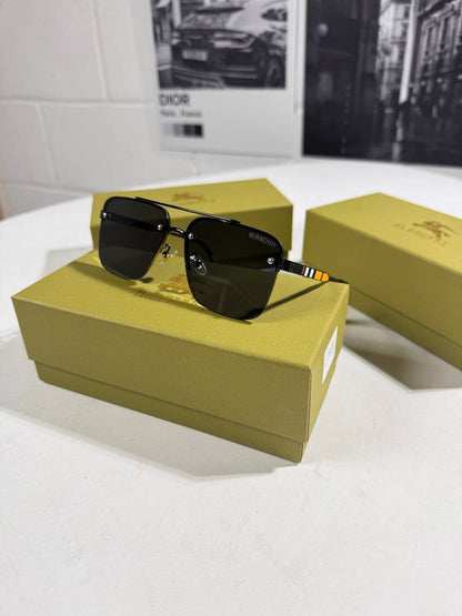 Burberry BE3146 Geometric Matte Black Sunglasses UK Reps AAA Quality