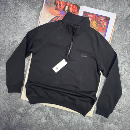 C.P. Company Diagonal Fleece Half-Zip Jumpers Mens in 2 Colors UK Reps AAA Quality