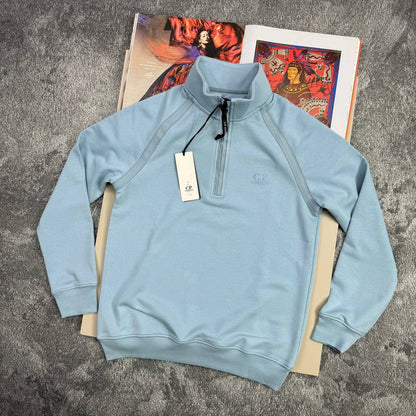 C.P. Company Diagonal Fleece Half-Zip Jumpers Mens in 2 Colors UK Reps AAA Quality