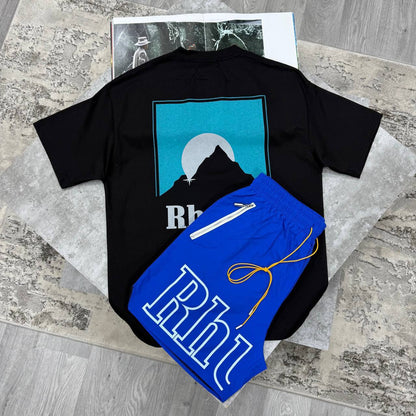 Rhude Moonlight T-Shirts & Shorts Mens in Multiple Colors UK Reps AAA Quality