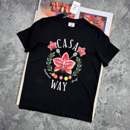 Casablanca Casa Way Orchid T-Shirt in 2 Colors UK Reps AAA Quality