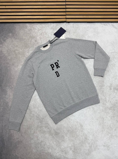 Prada Logo-Embroidered Mens Jumpers in 2 Colors UK Reps AAA Quality