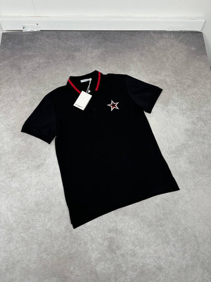 Givenchy Embroidered Star Cotton Polo Shirts in 2 Colors UK Reps AAA Quality