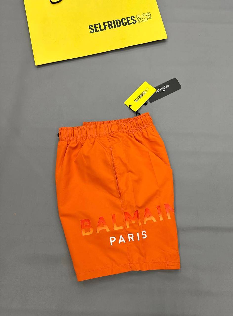 Balmain Logo-Print Technical Shorts Mens in Multiple Colors UK Reps AAA Quality