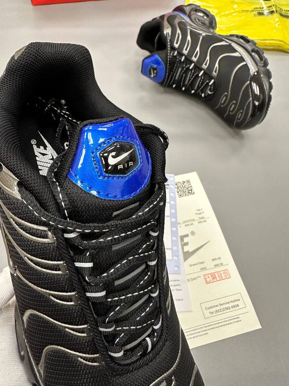 Nike Air Max Plus TN 'Black & Metallic Silver' Mens Trainers UK Reps AAA Quality