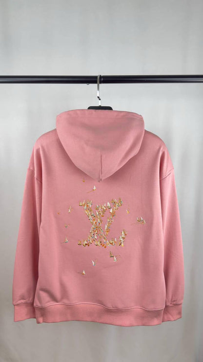 Louis Vuitton Embroidered Hoodie in 2 Colors Mens UK Reps AAA Quality