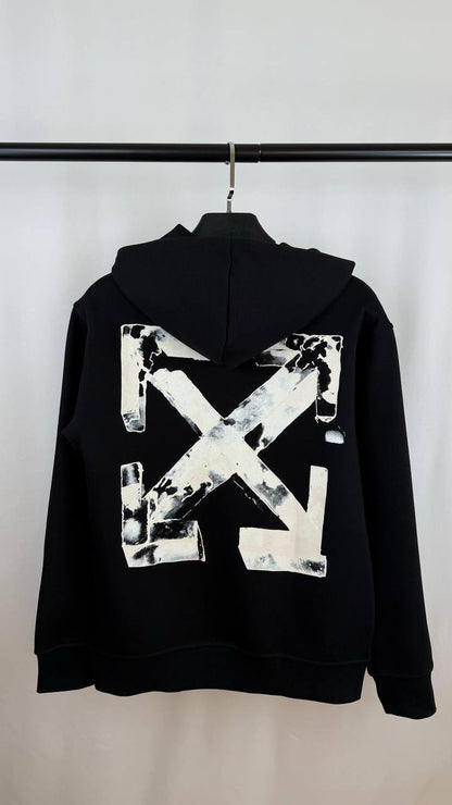 Off White Marker Arrows Hoodie Mens in 2 Color UK Reps AAA Quality