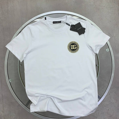 Dolce & Gabbana Logo-Patch T-shirt in Multiple Colors UK Reps AAA Quality