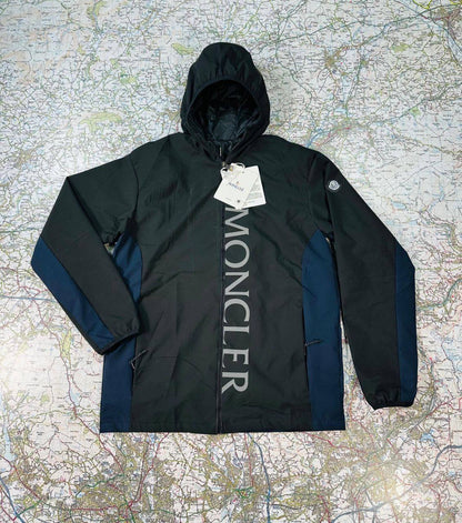 Moncler Ichiro Zip-up Jackets Navy Blue UK Reps AAA Quality