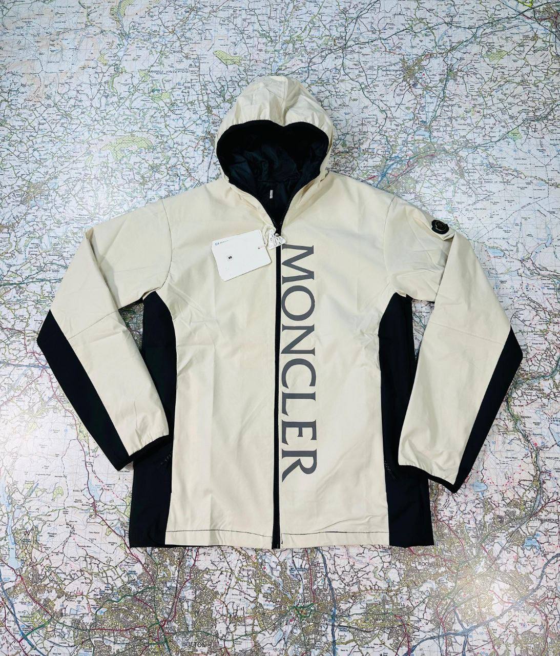 Moncler Ichiro Zip-up Jackets Off White UK Reps AAA Quality