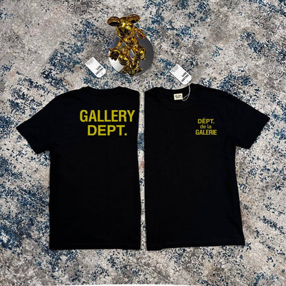 Gallery Dept. Black French T-Shirt UK Reps AAA Quality
