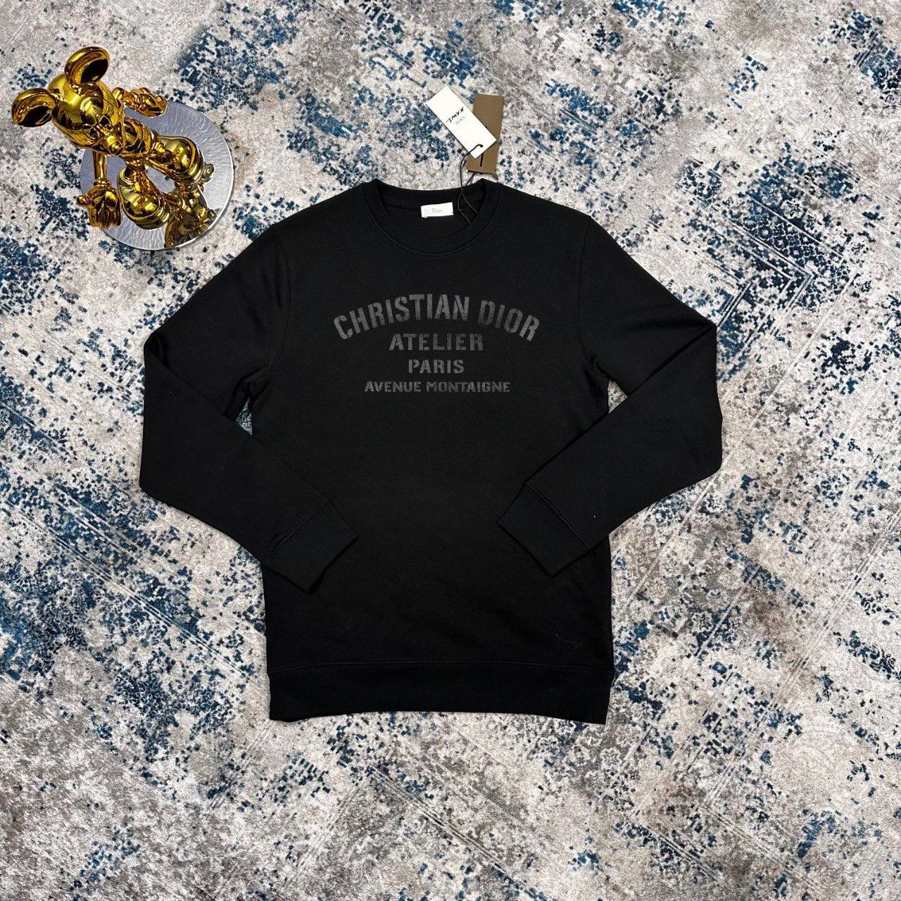 Christian Dior Atelier Paris Avenue Mens Jumpers in Black Color UK Reps AAA Quality