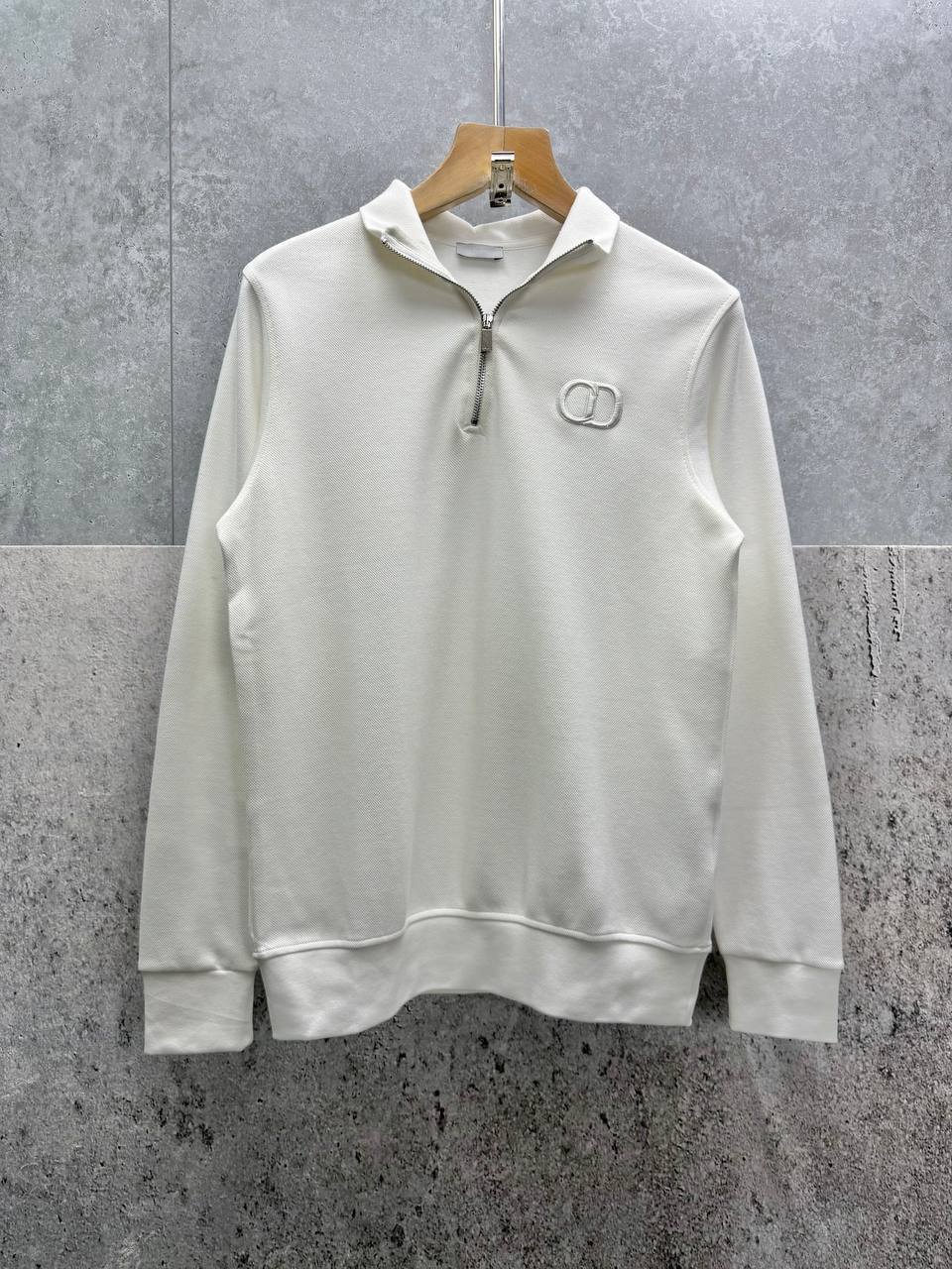 Christian Dior CD Icon Half Zip Cotton Mens Jumpers in Multiple Colors UK Reps AAA Quality