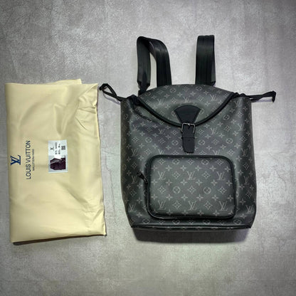 Louis Vuitton Trio Backpack Mens in Black Color UK Reps AAA Quality