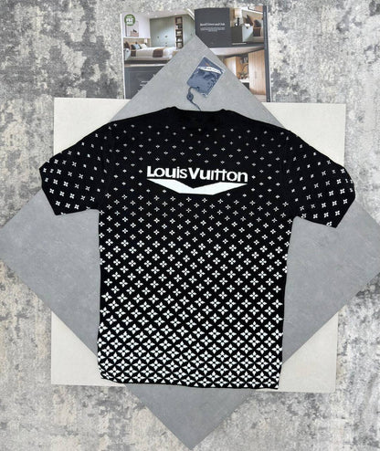 Louis Vuitton Knitted Cotton T-Shirt in 2 Colors UK Reps AAA Quality