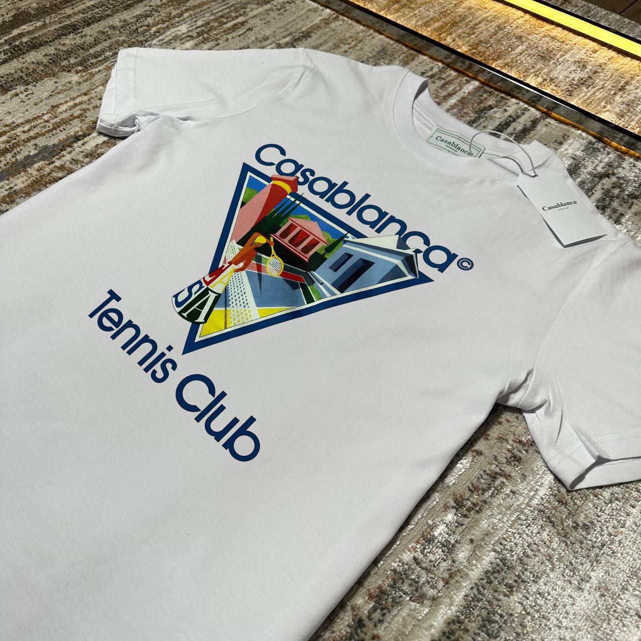 Casablanca Tennis Club T-Shirt in Multiple Colors UK Reps AAA Quality
