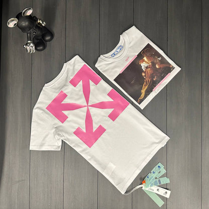 Off-White Logo Arrow Slim Fit T-Shirt in 2 Colors UK Reps AAA Quality