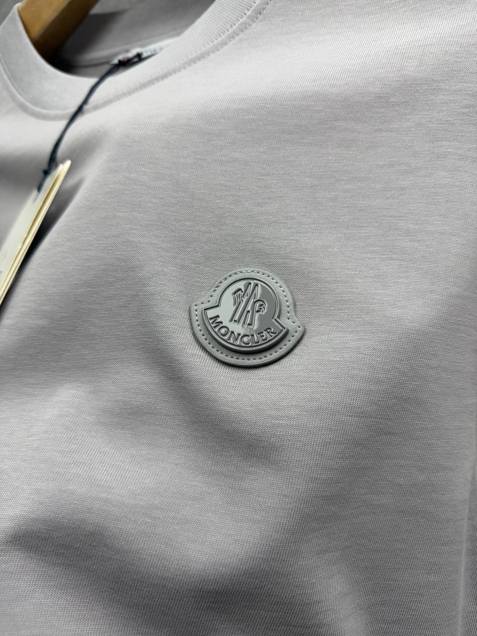 Moncler Badge Cotton Jersey T-Shirt in Multiple Colors UK Reps AAA Quality