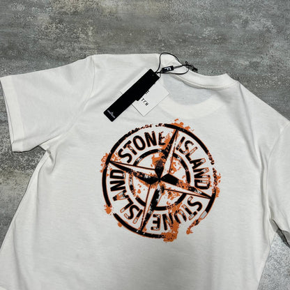 Stone Island Compass-print Cotton Jersey T-Shirts in 2 Colors UK Reps AAA Quality