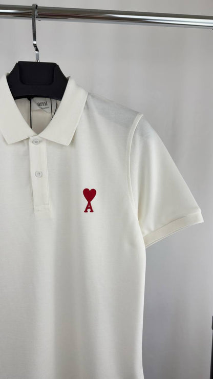 Ami Paris Logo Polo Shirts in 2 Colors UK Reps AAA Quality