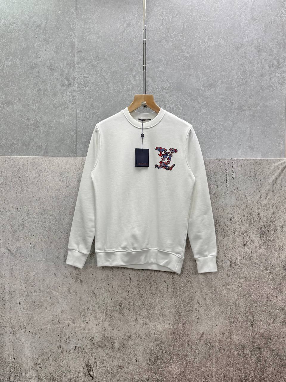 Louis Vuitton Graphic LV Logo Jumper in 2 Colors UK Reps AAA Quality