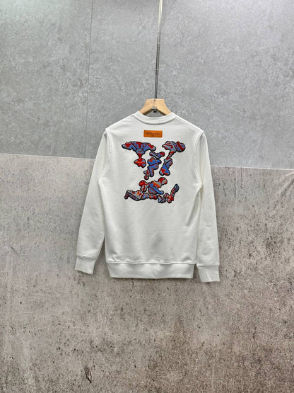 Louis Vuitton Graphic LV Logo Jumper in 2 Colors UK Reps AAA Quality