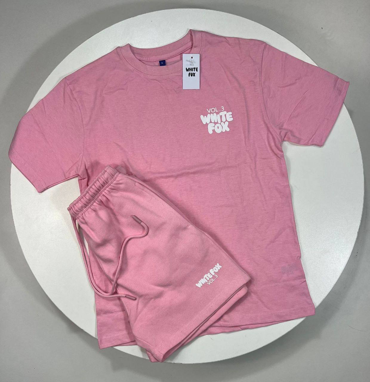 White Fox Boutique Vol. 3 T-Shirt & Shorts Set Women's UK Reps AAA Quality