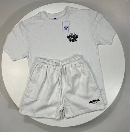 White Fox Boutique Vol. 3 T-Shirt & Shorts Set Women's UK Reps AAA Quality